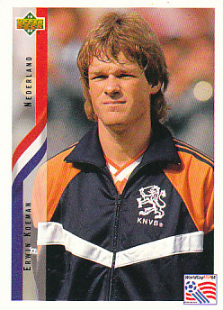 Erwin Koeman Netherlands Upper Deck World Cup 1994 Eng/Ita #140